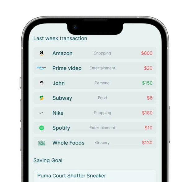 Guided workout screen in the client app